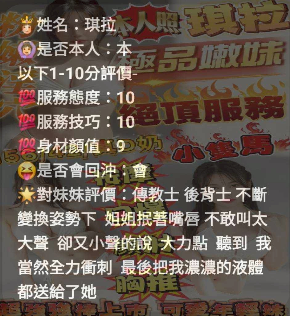 新竹定點茶 琪拉 援交